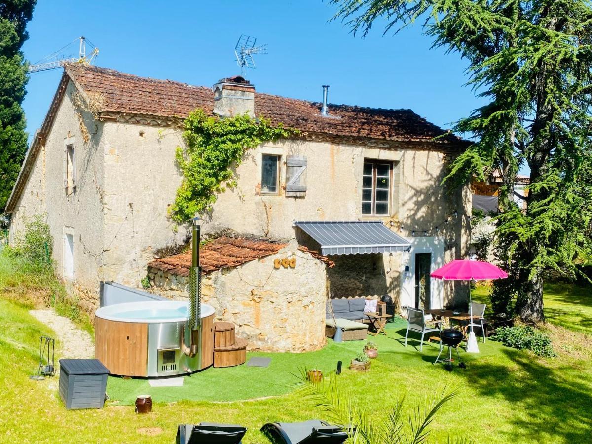 Gite De Charme Bain Nordique & Vieilles Pierre Classe 3 Etoiles Le Prestadou Arcambal Dış mekan fotoğraf